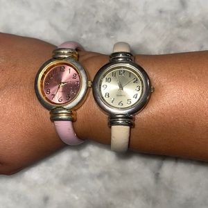 Two bracelet watches